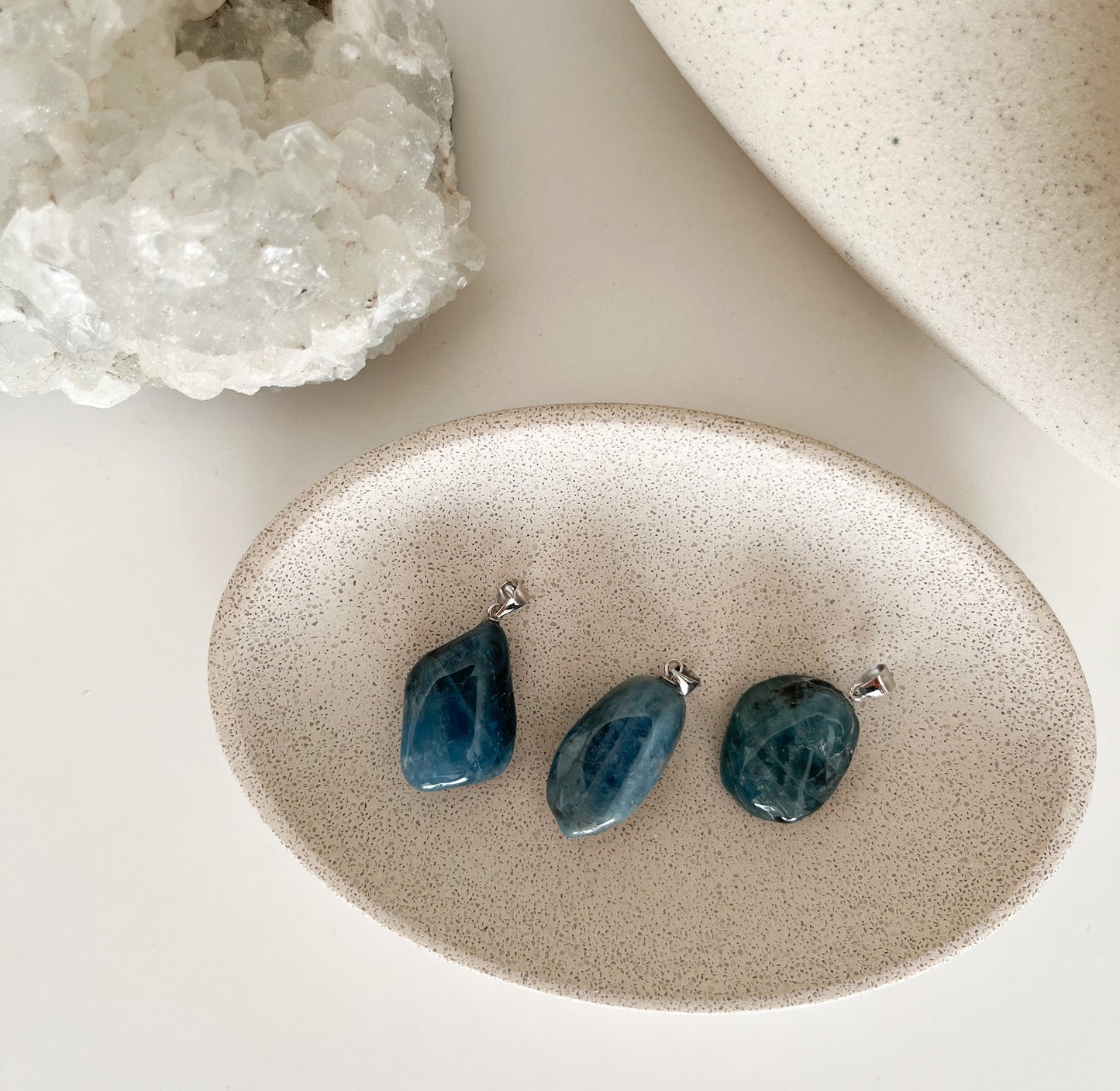 Aquamarin 💙 Anhänger für geistiges 💫 Wachstum, Weitblick & Kreativität