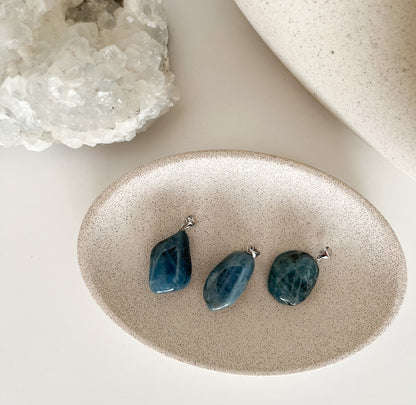 Aquamarin 💙 Anhänger für geistiges 💫 Wachstum, Weitblick & Kreativität