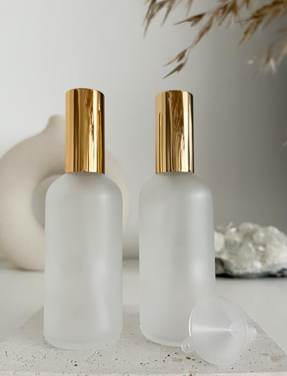 Sprayflasche "Elegance" rund, je 100ml 2er-Set inkl. Trichter ✨💧