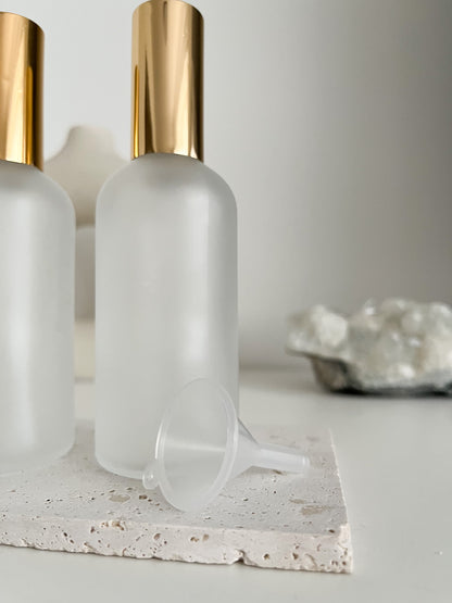 Sprayflasche "Elegance" rund, je 100ml 2er-Set inkl. Trichter ✨💧