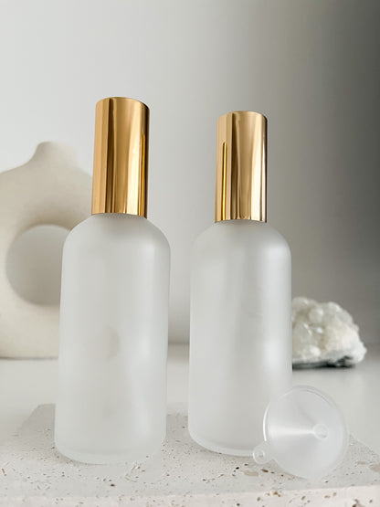 Sprayflasche "Elegance" rund, je 100ml 2er-Set inkl. Trichter ✨💧