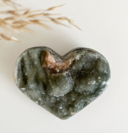 Sehr schönes grünes 💚 Amethyst Herz
