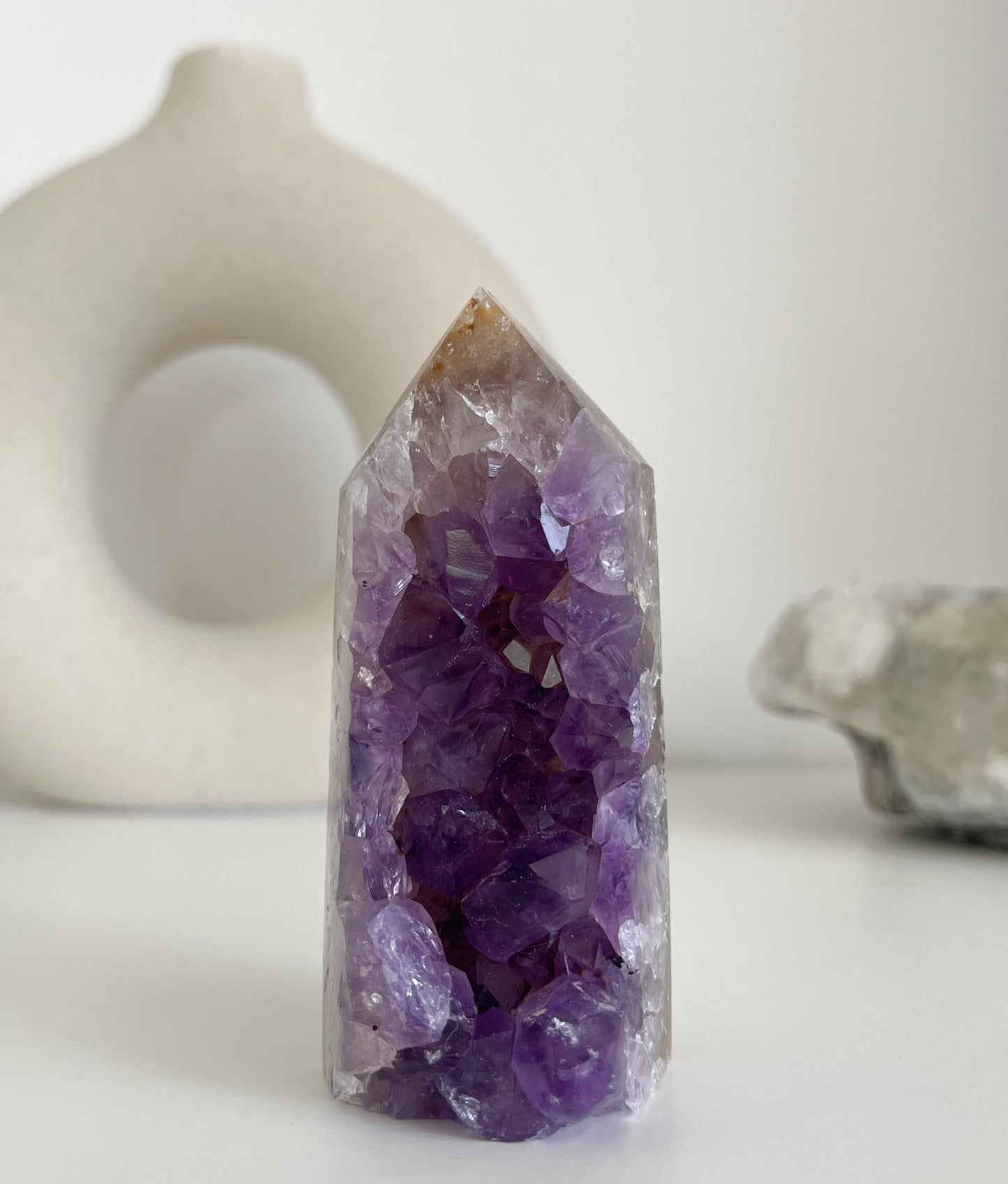 Amethyst Drusen Turm ✨😍💜 Gr. L -M