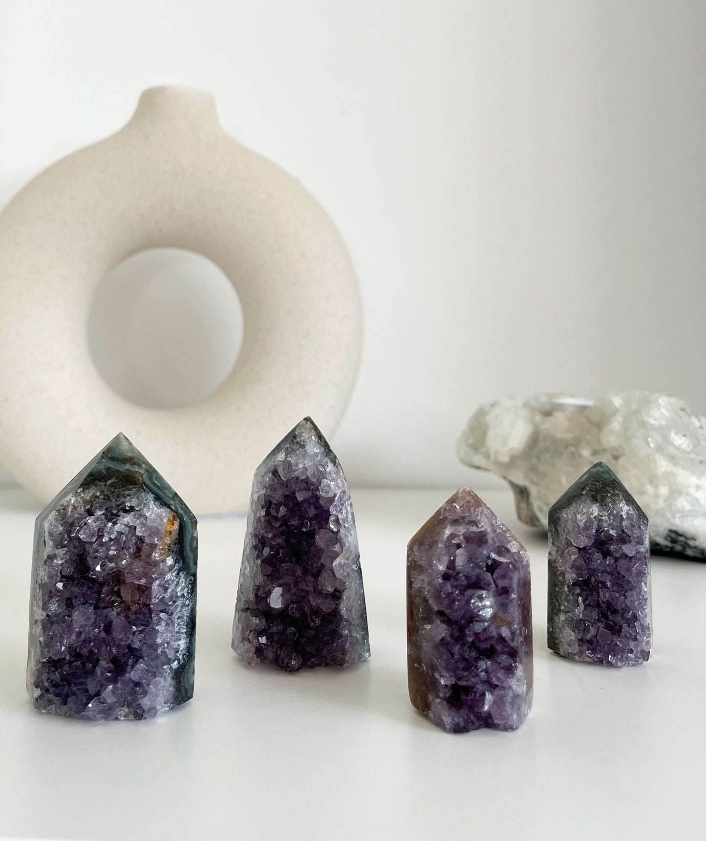 ✨ Amethyst Drusen Turm 😍💜  Gr. S-M