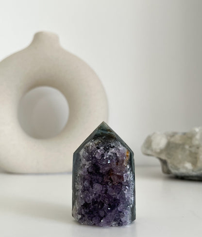 ✨ Amethyst Drusen Turm 😍💜  Gr. S-M