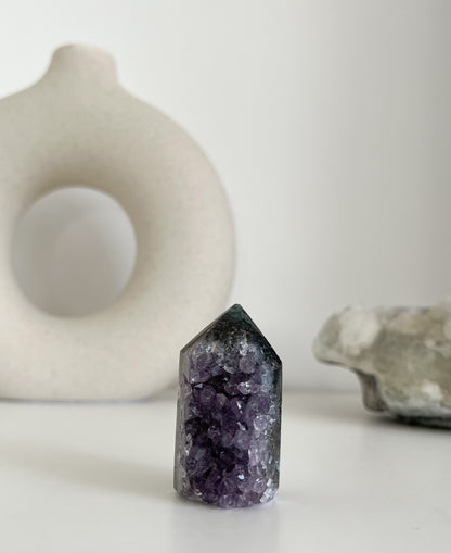 ✨ Amethyst Drusen Turm 😍💜  Gr. S-M