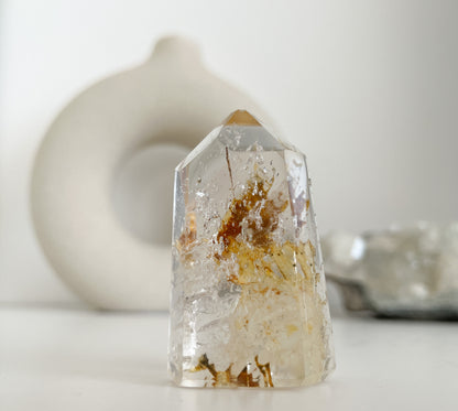 Bergkristall Spitzen mit 💫 Einschlüssen, verschiedene Ausführungen
