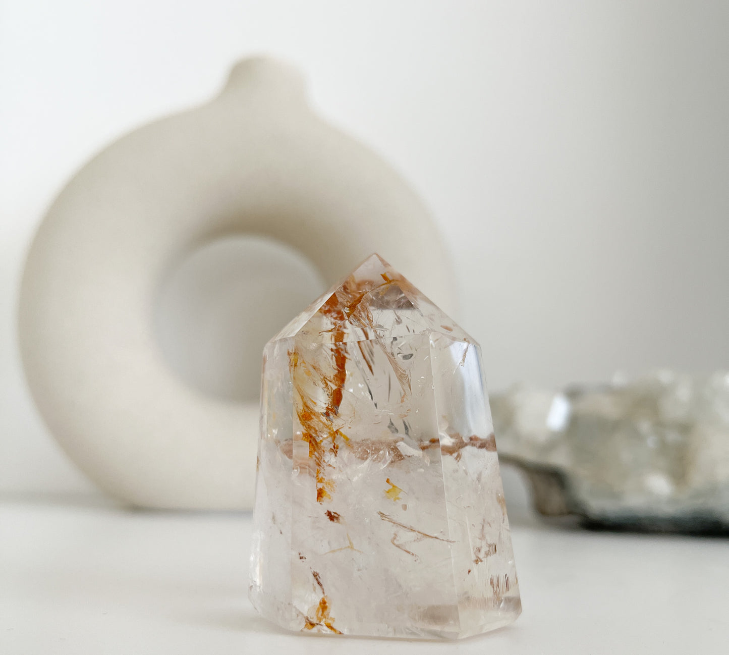 Bergkristall Spitzen mit 💫 Einschlüssen, verschiedene Ausführungen