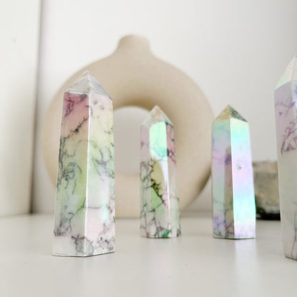 Sehr schöne Magnesit Aura Spitze 🌈