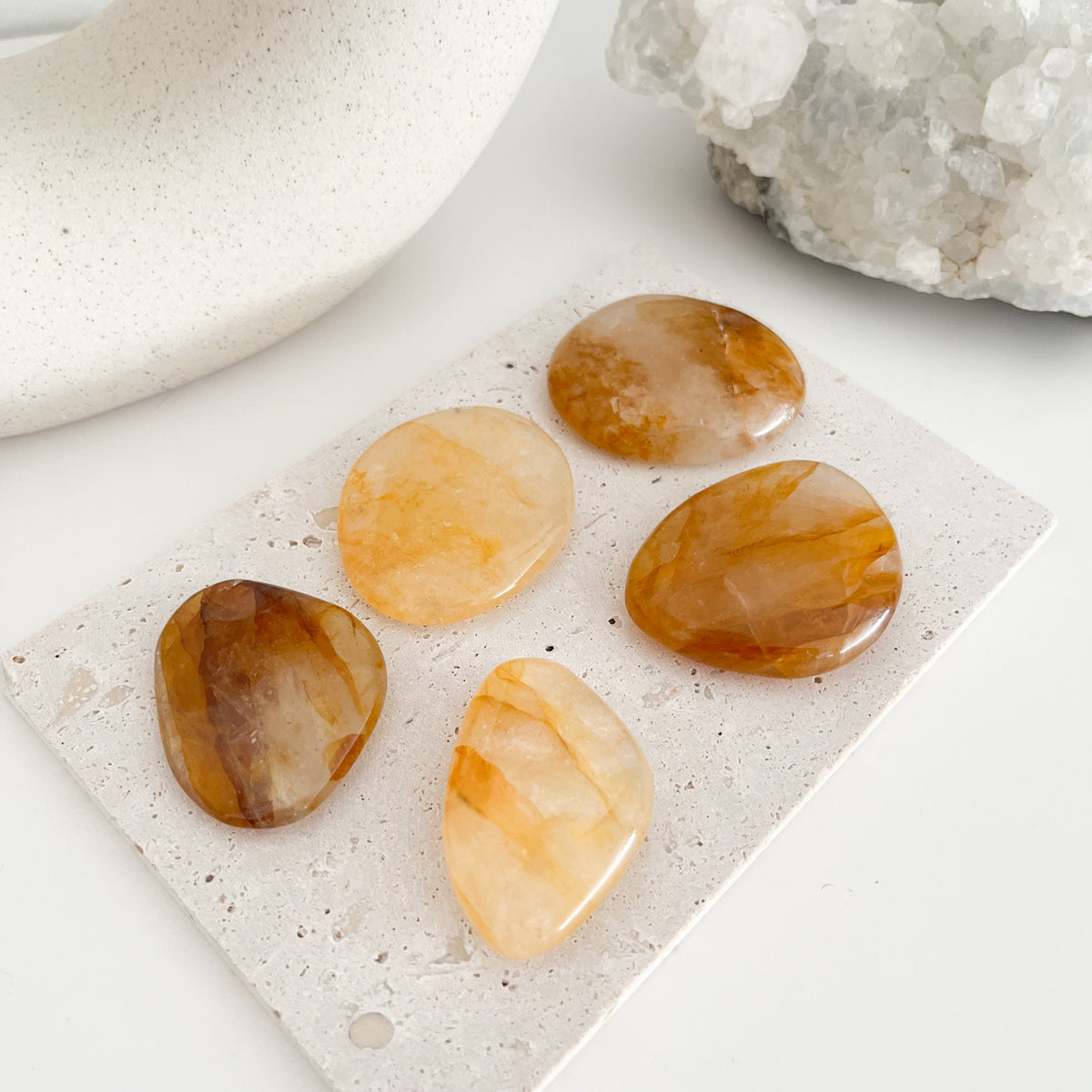 "Golden Healer" 💛Scheibenstein, für positive Veränderungen💫
