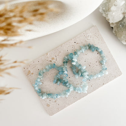 Aquamarin 🩵Splitterarmband
