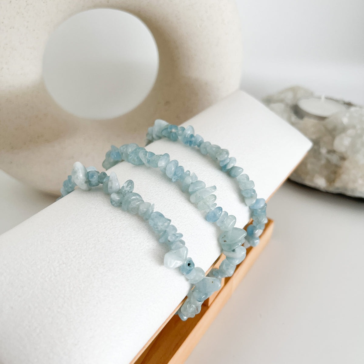 Aquamarin 🩵Splitterarmband
