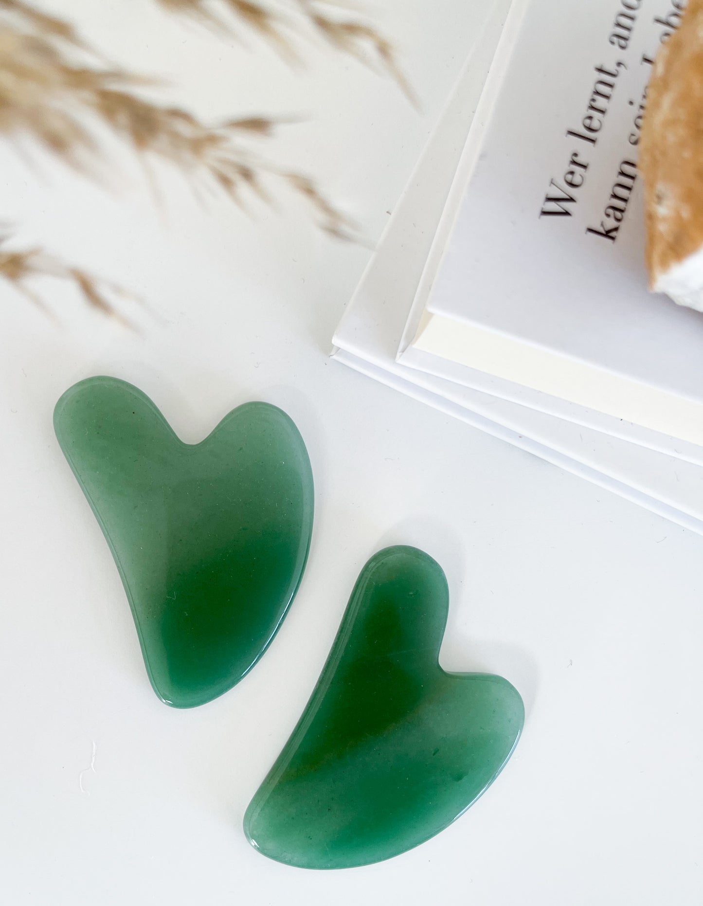 Aventurin grün Massagestein "Gua Sha"