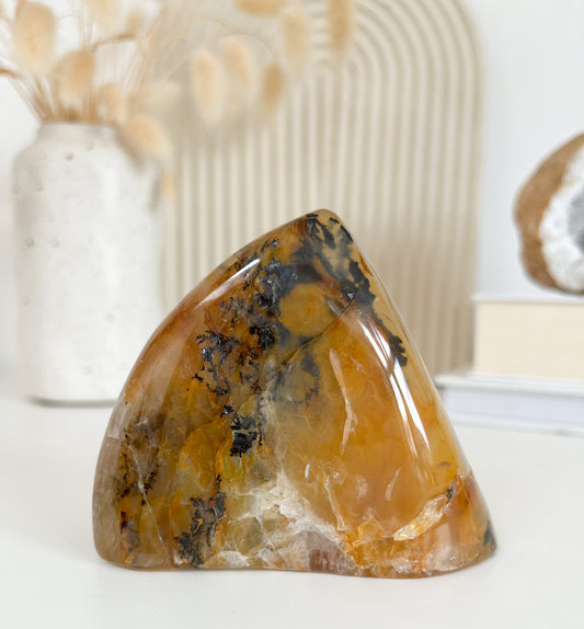 ✨Wunderschöne Golden Healer 💛Free Form mit Dendriten, tolles Einzelstück