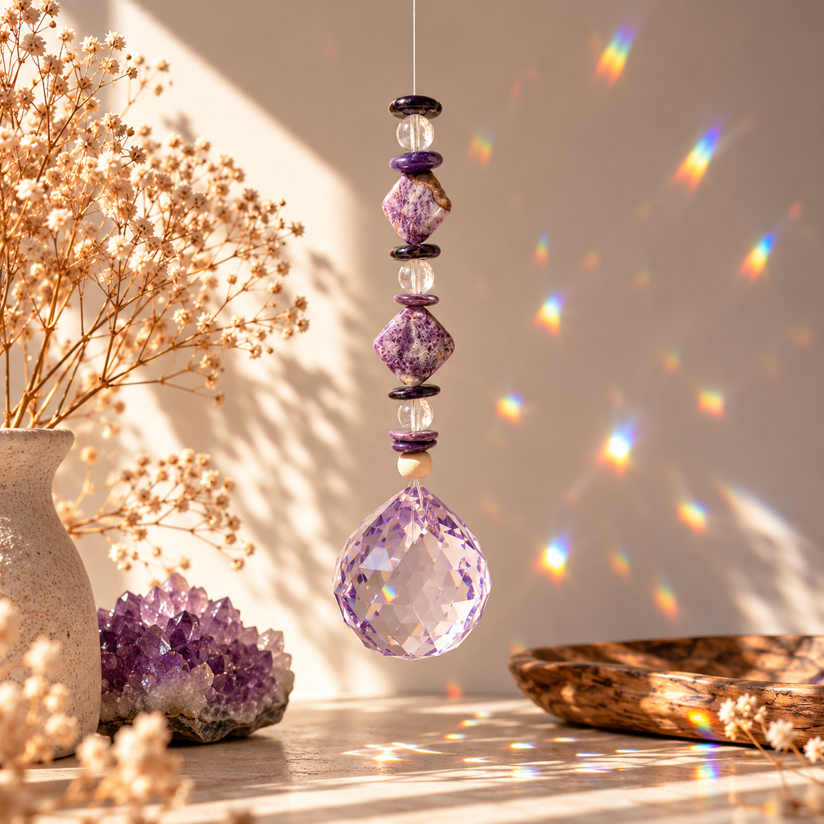 LET IT UNFOLD 💜🦋✨ Suncatcher
