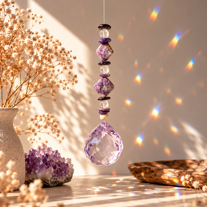 LET IT UNFOLD 💜🦋✨ Suncatcher